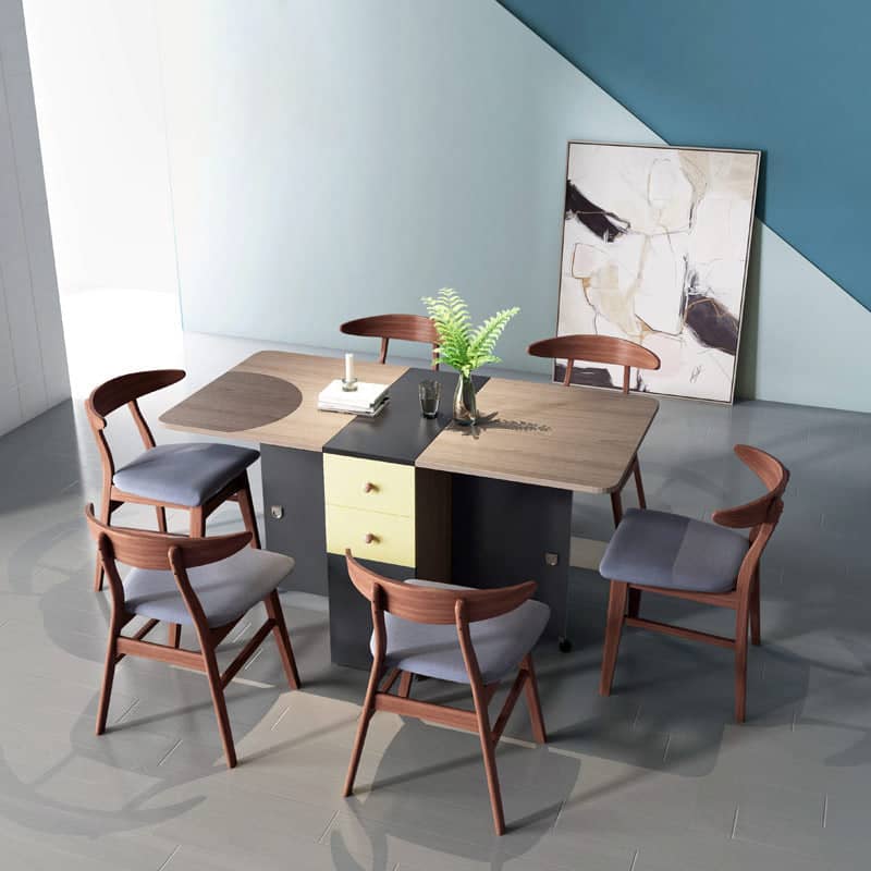 Modern flexible dining table