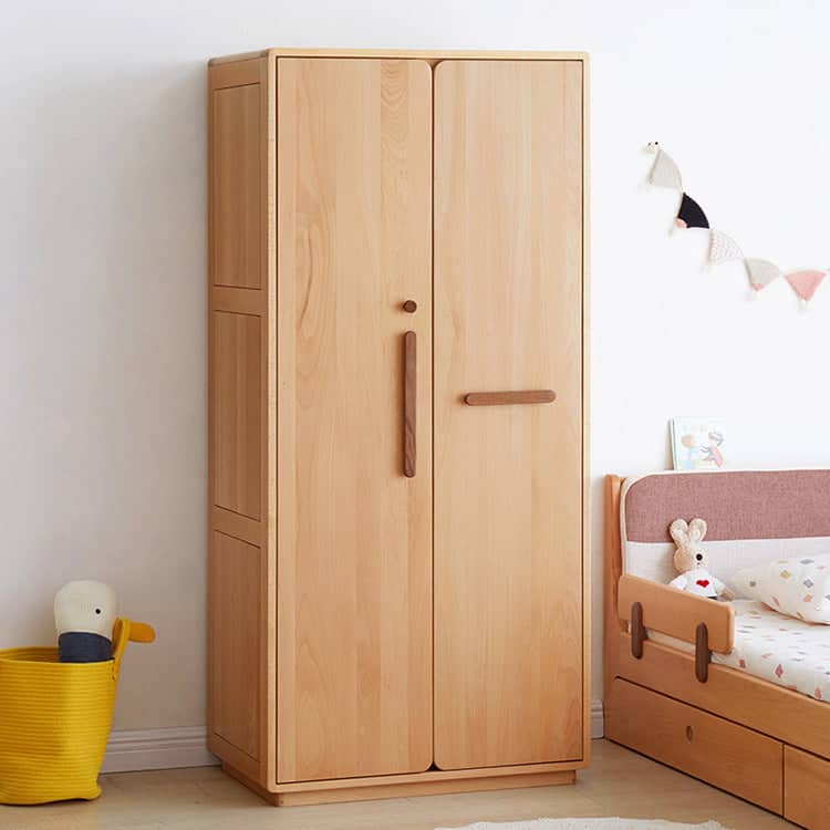 Wooden children's wardrobe