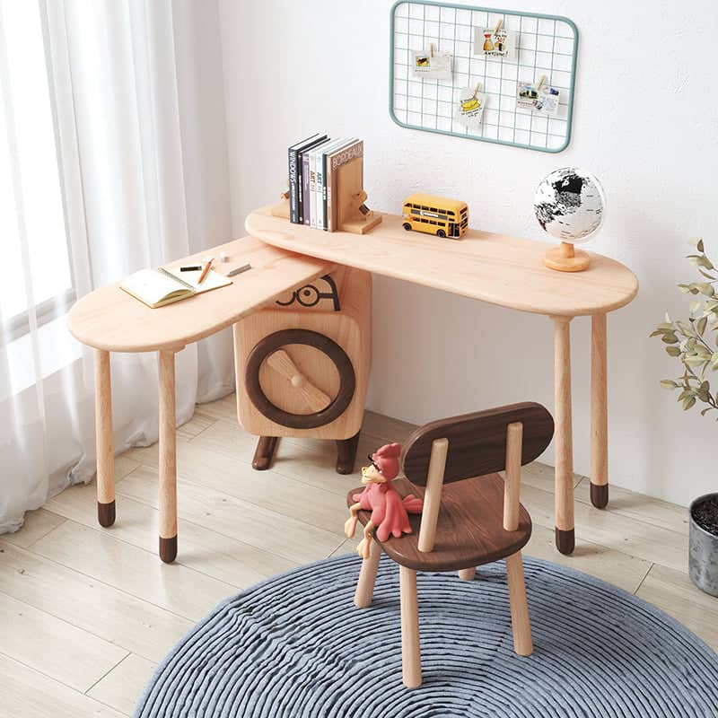 Expandable cardboard desk