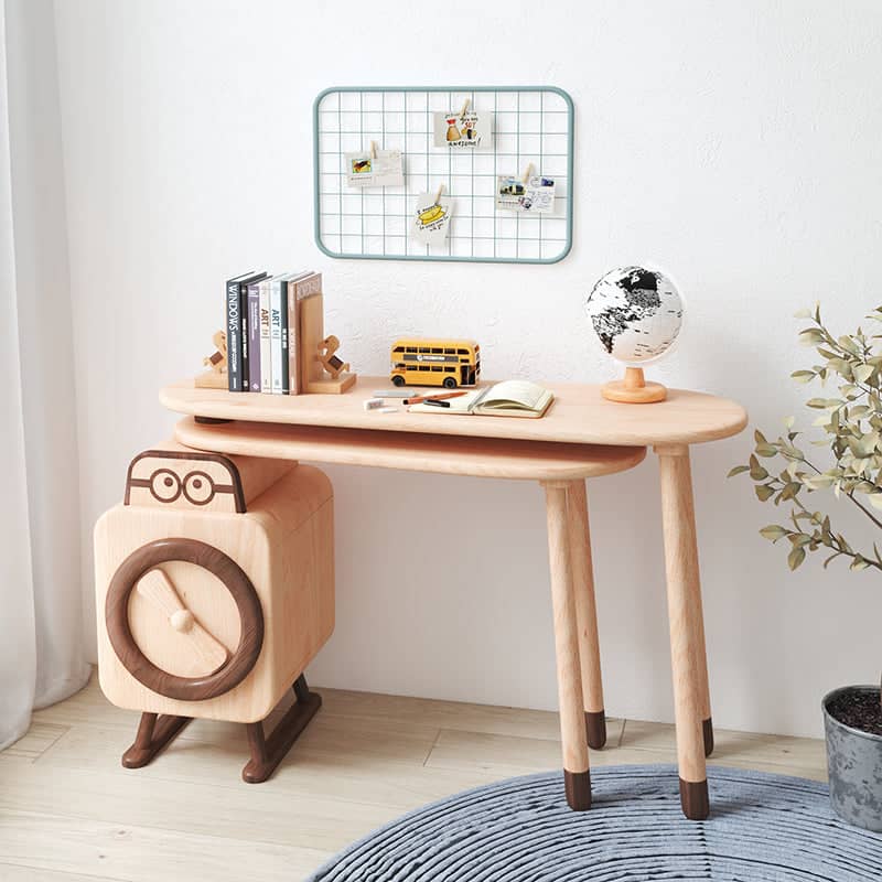 Expandable cardboard desk