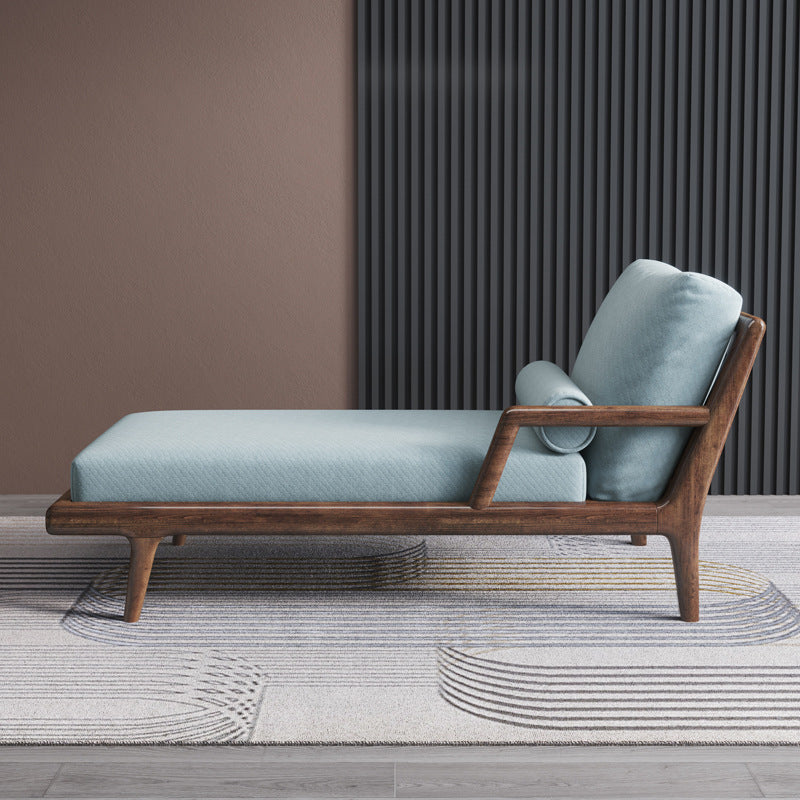 Wooden relaxation chaise longue