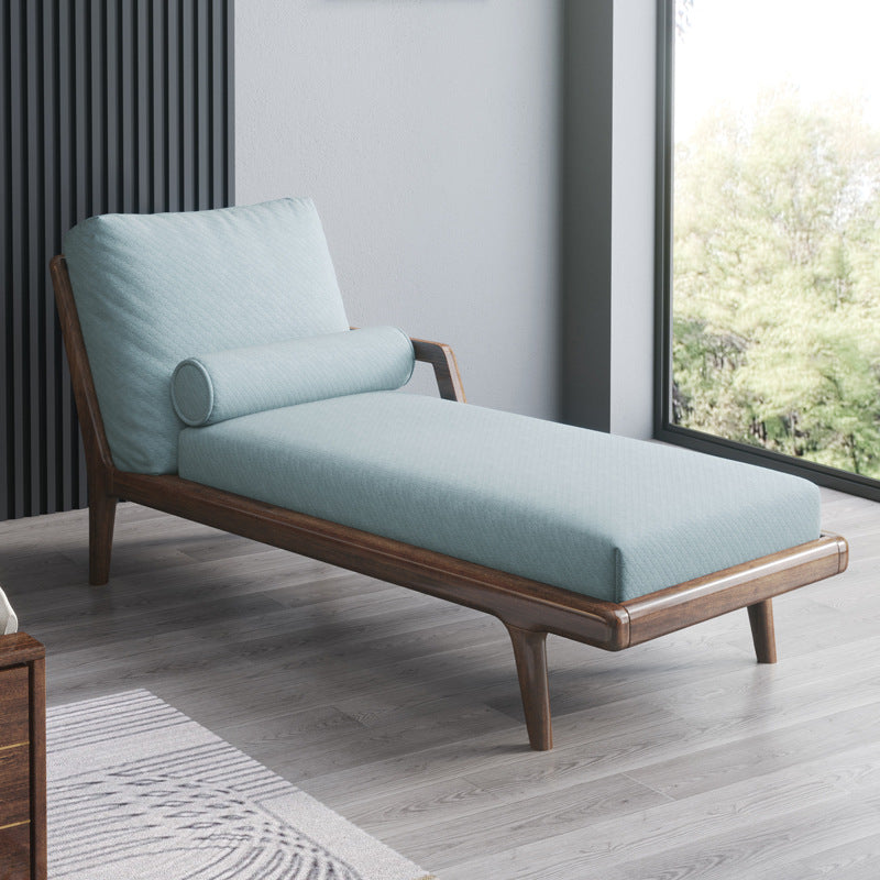 Wooden relaxation chaise longue