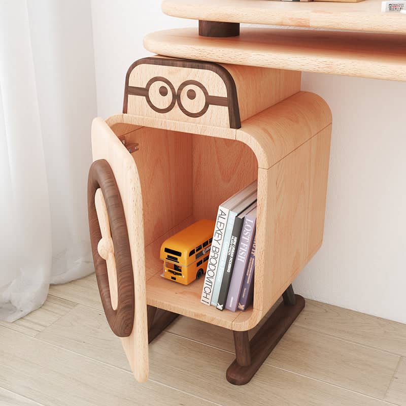 Expandable cardboard desk