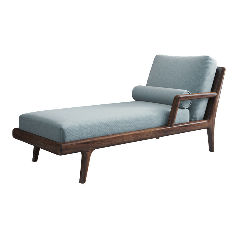 Wooden relaxation chaise longue