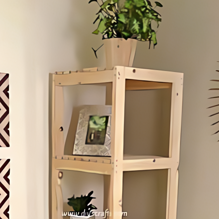 Wooden Shelving Unit