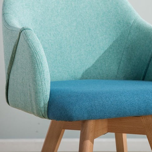 Modern comfortable fabric chair