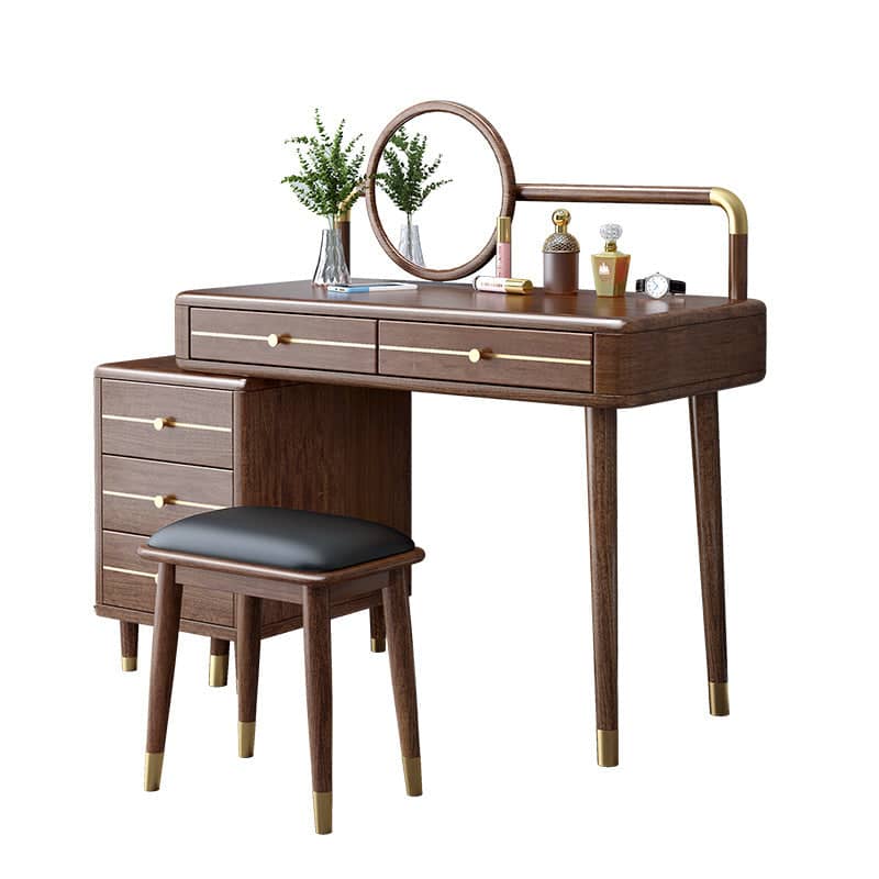 Dresser with mirror and drawers