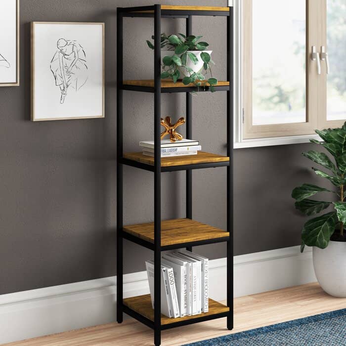 Five shelf display unit 