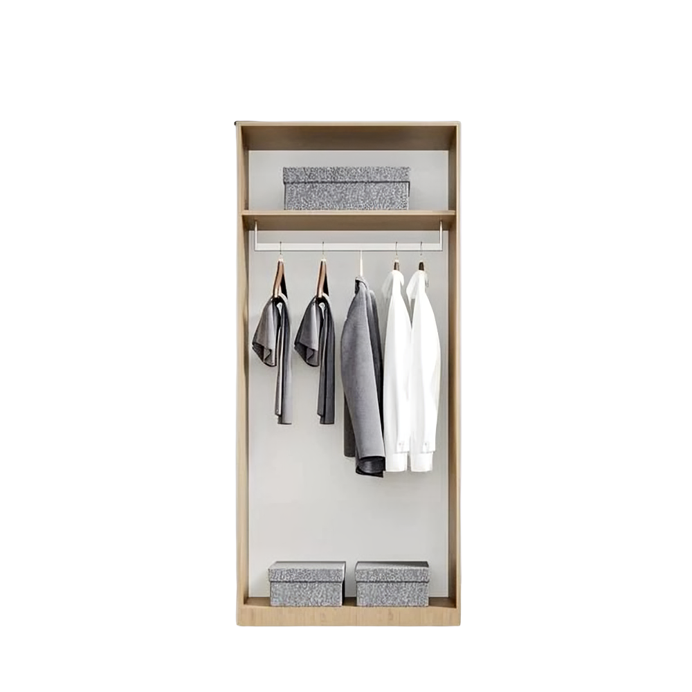 Simple design double door wardrobe