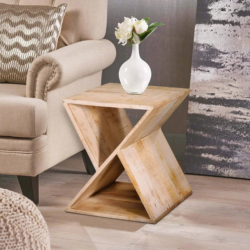 Wooden side table