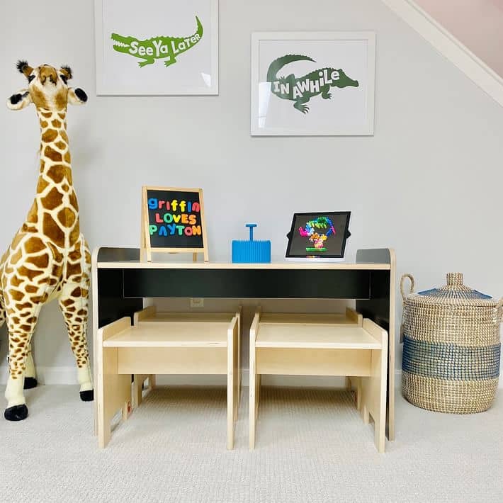 Children's play desk