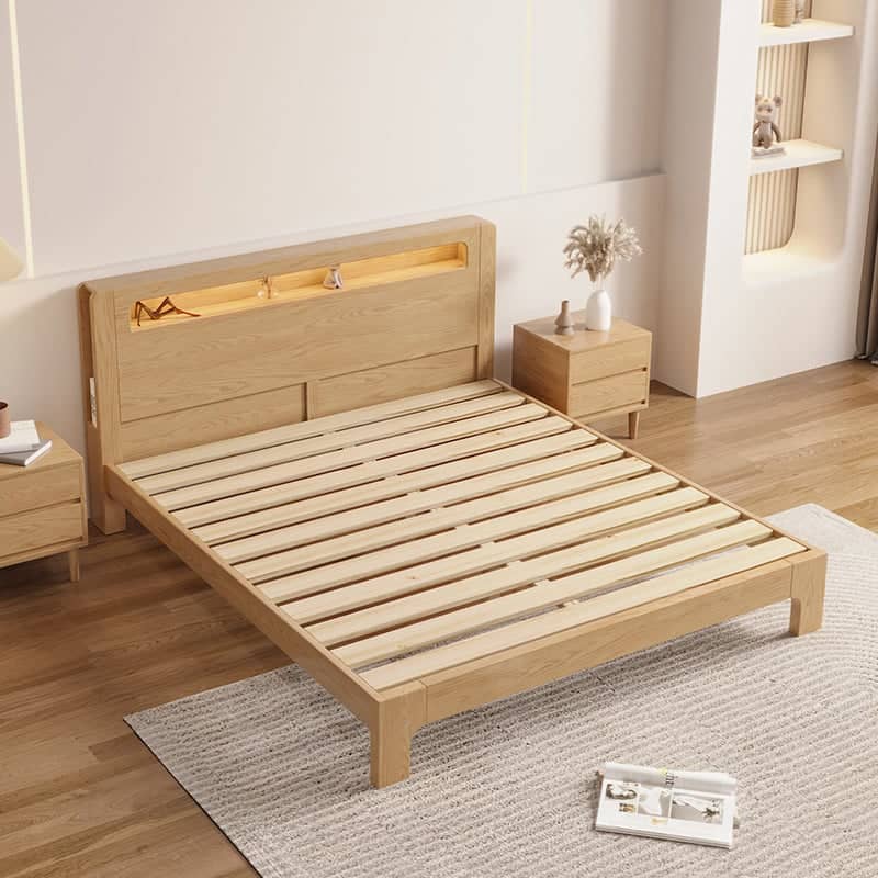 Modern wooden bed