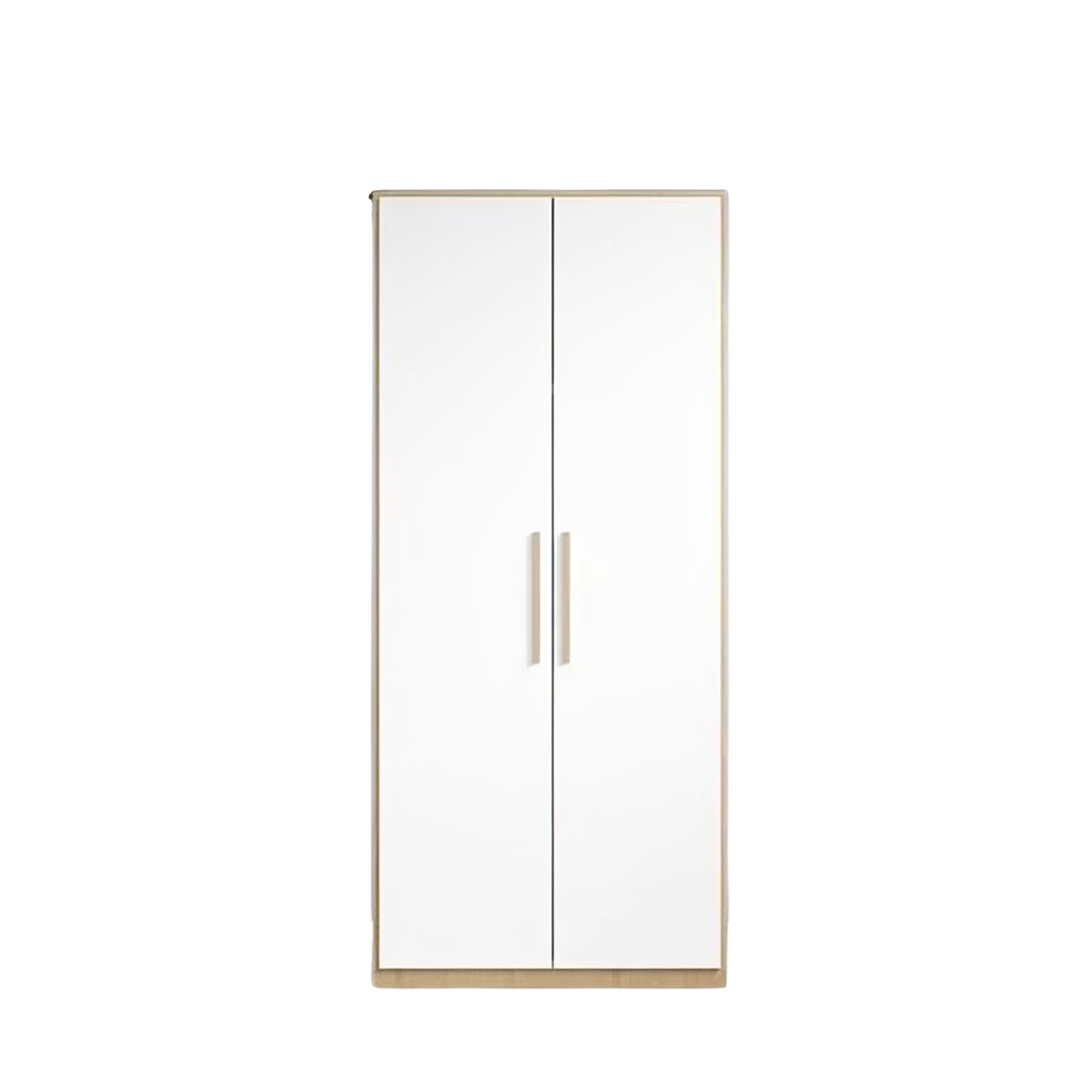 Simple design double door wardrobe