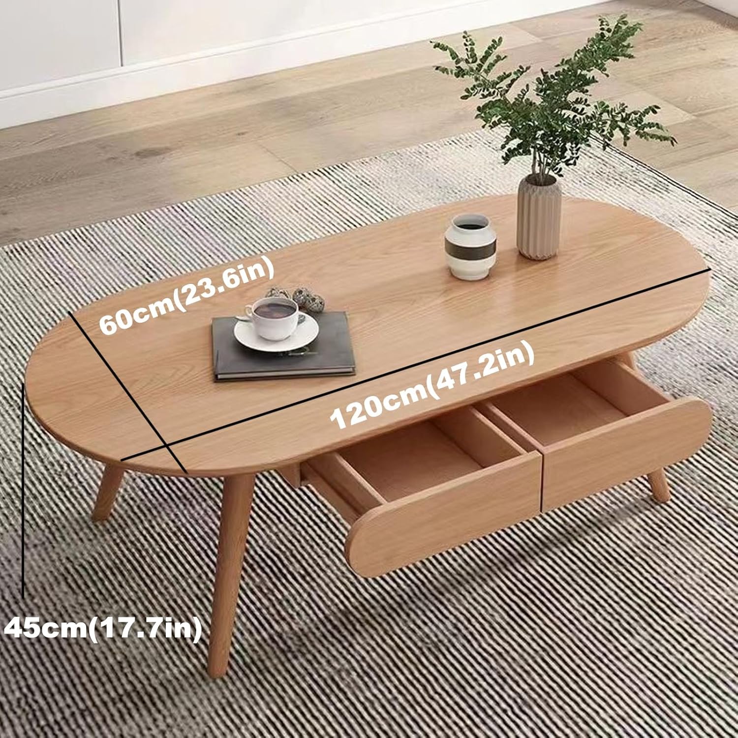 Minimalist coffee table