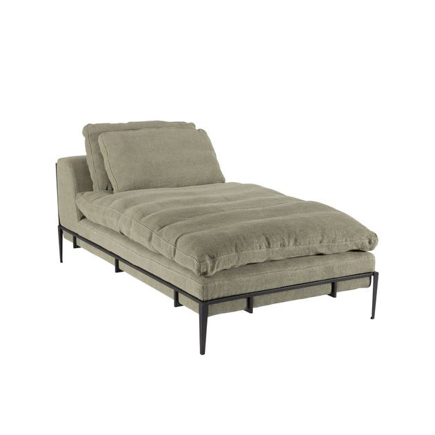 Modern design wooden chaise longue