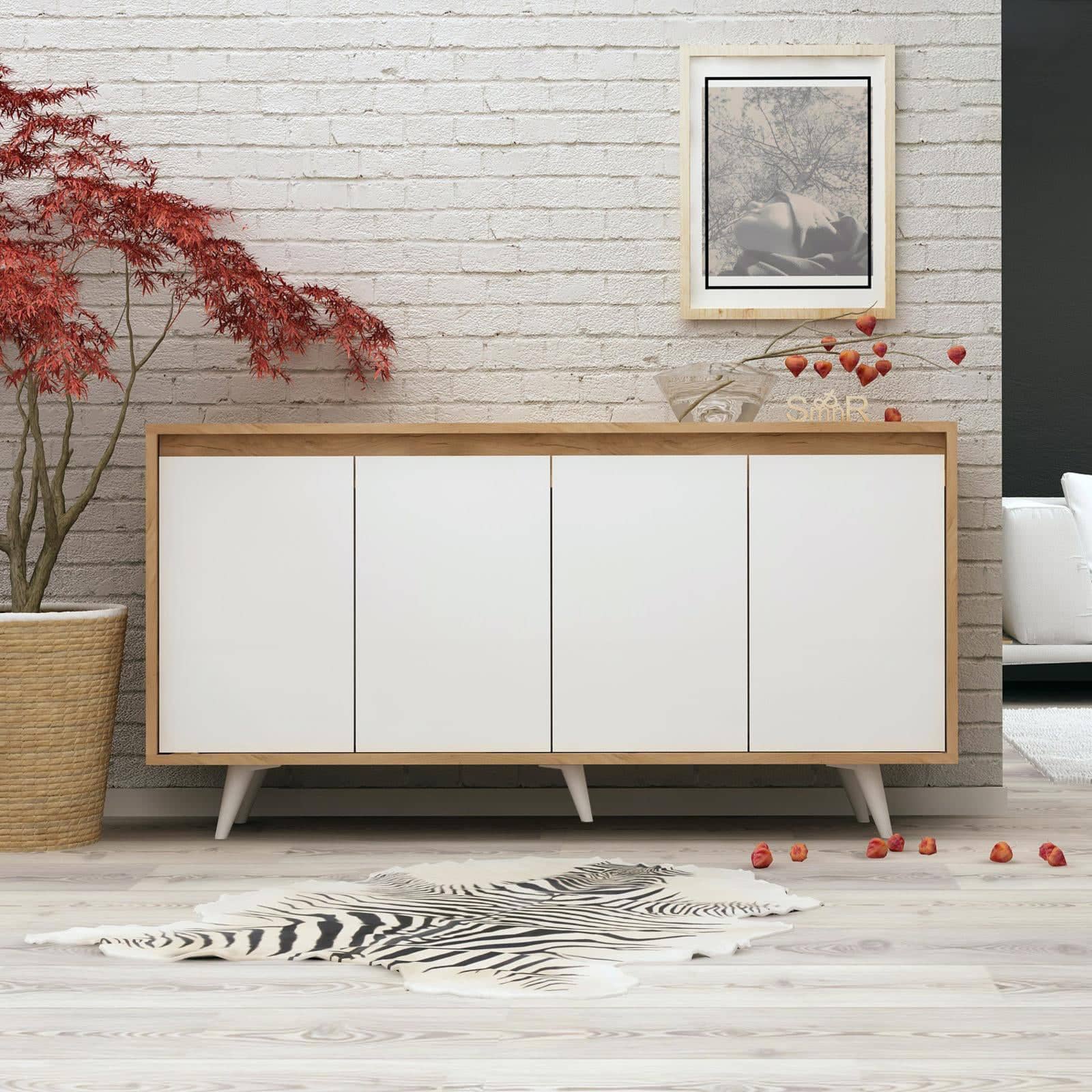 Modern wooden buffet