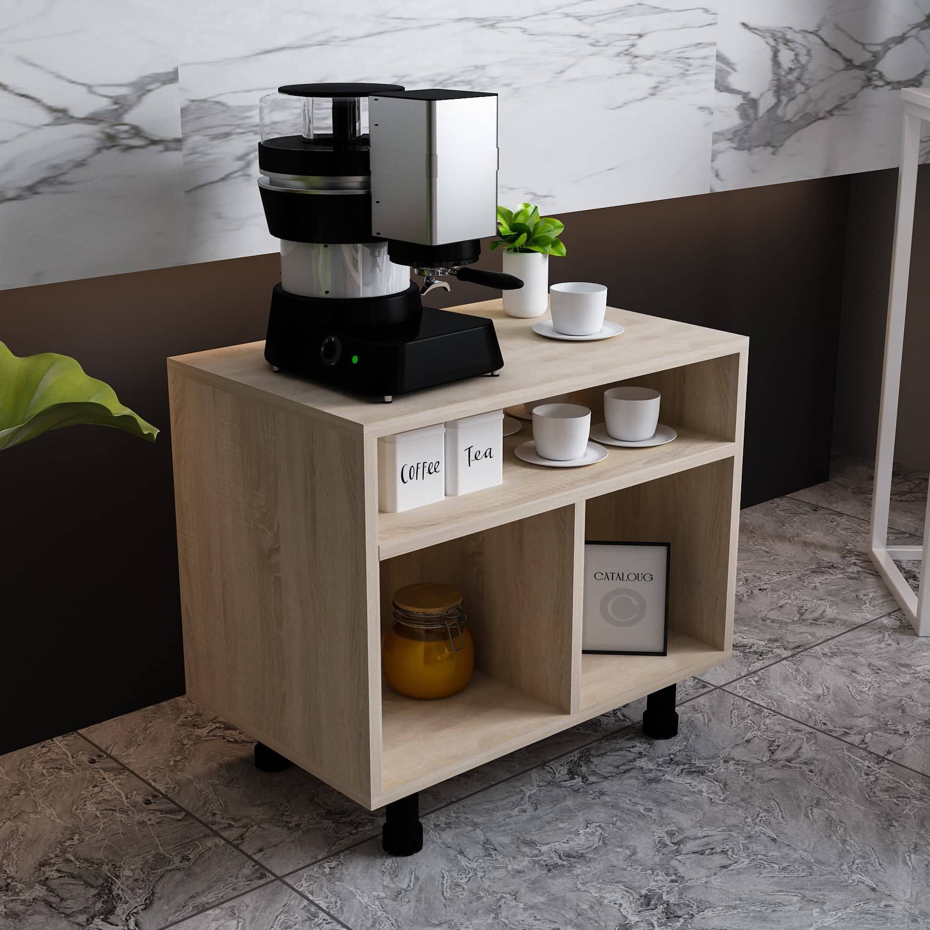 Coffee corner with simple design