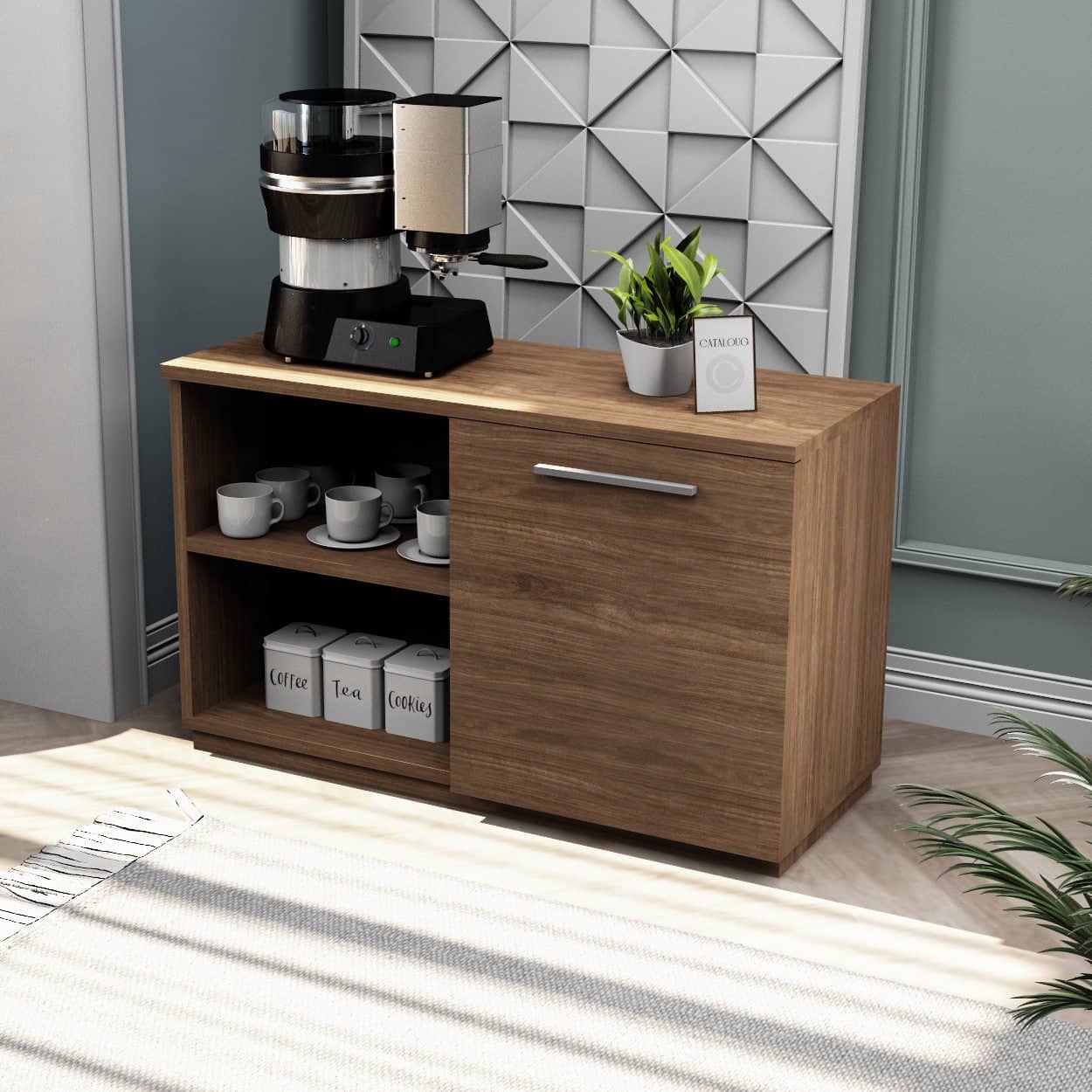 Coffee corner with modern design