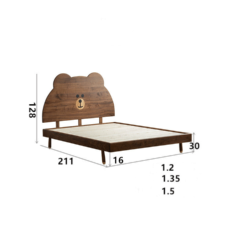 Bear shaped baby bed