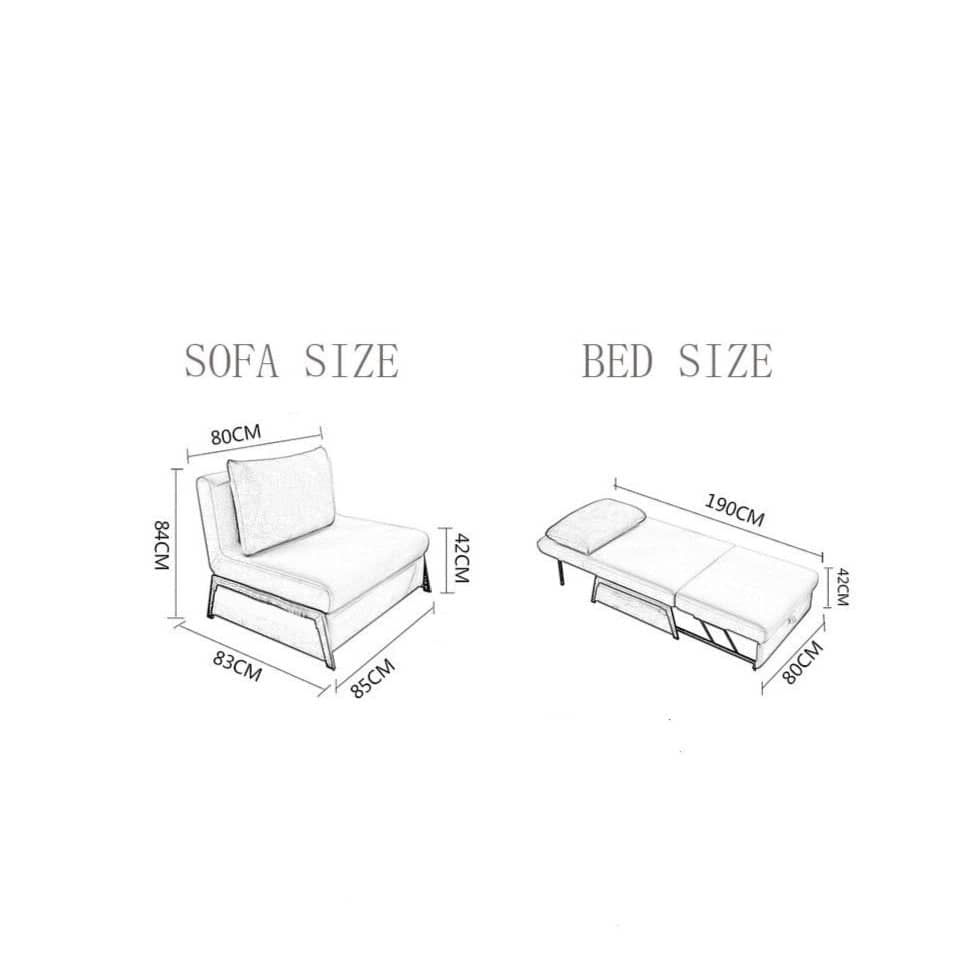 Distinctive sofa bed