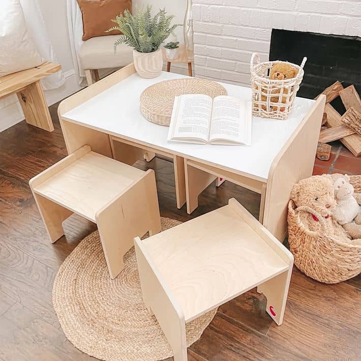 Children's play desk