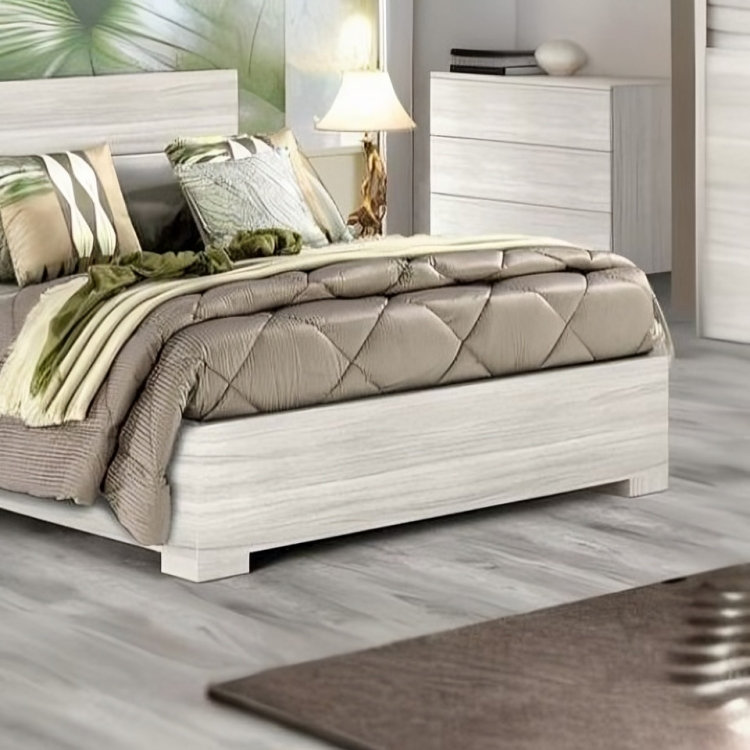 Modern wooden bed