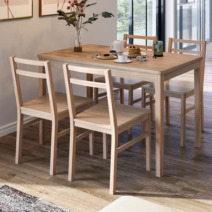 Minimalist dining table