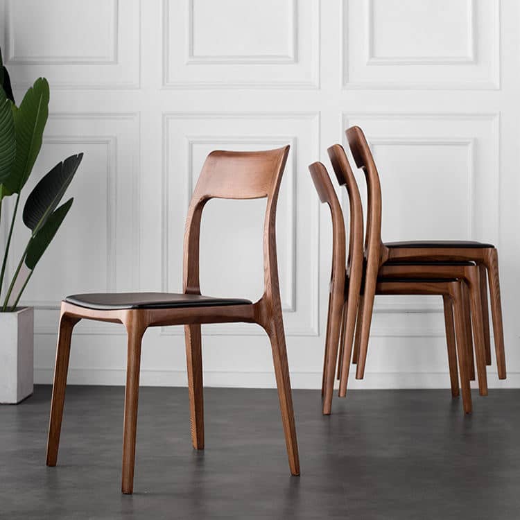 Wooden dining chair