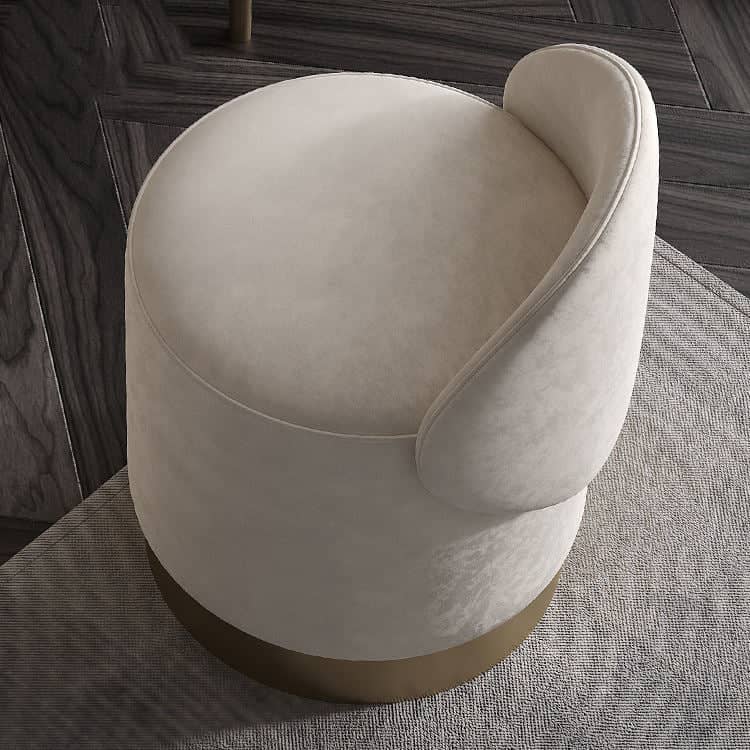 Modern pouf seat