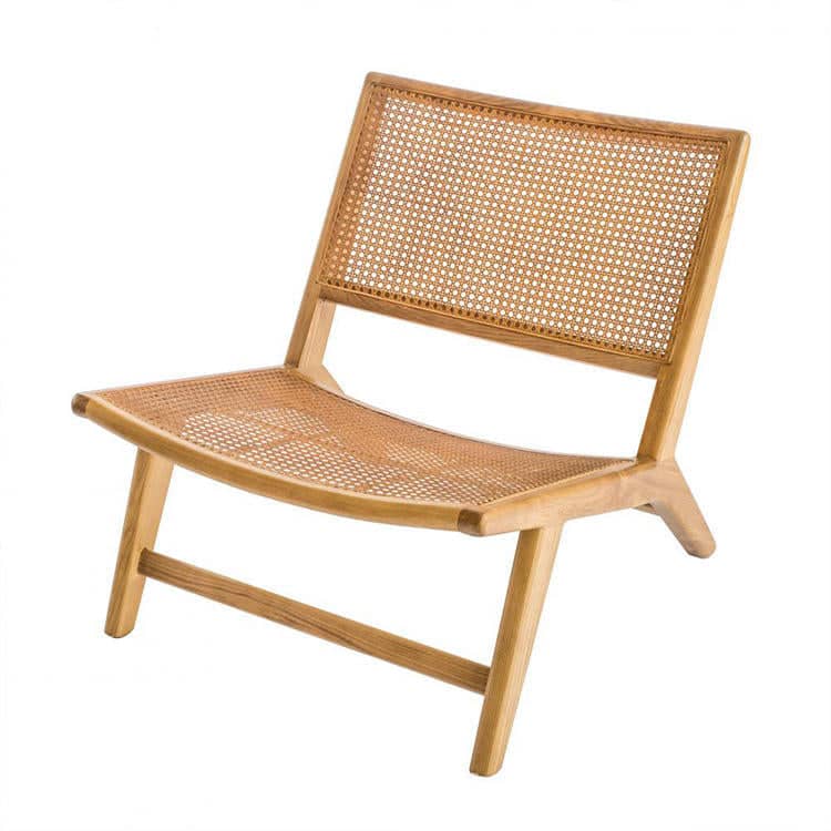 Attractive wooden rattan chair