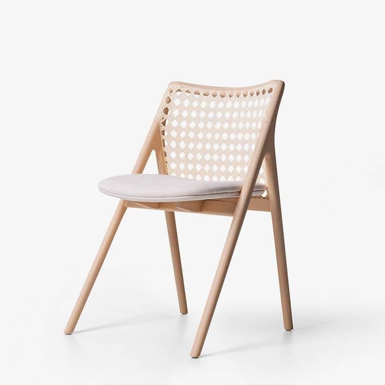 Modern wooden dining chair