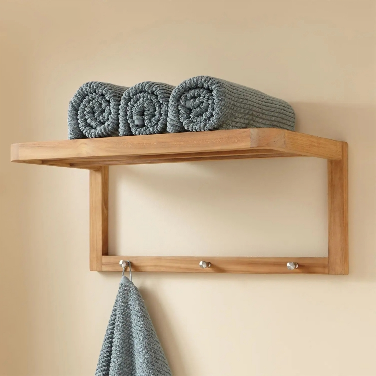 Wooden hanging shelf