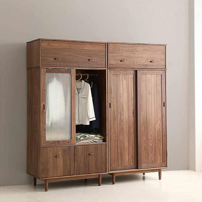 Luxury wooden wardrobe