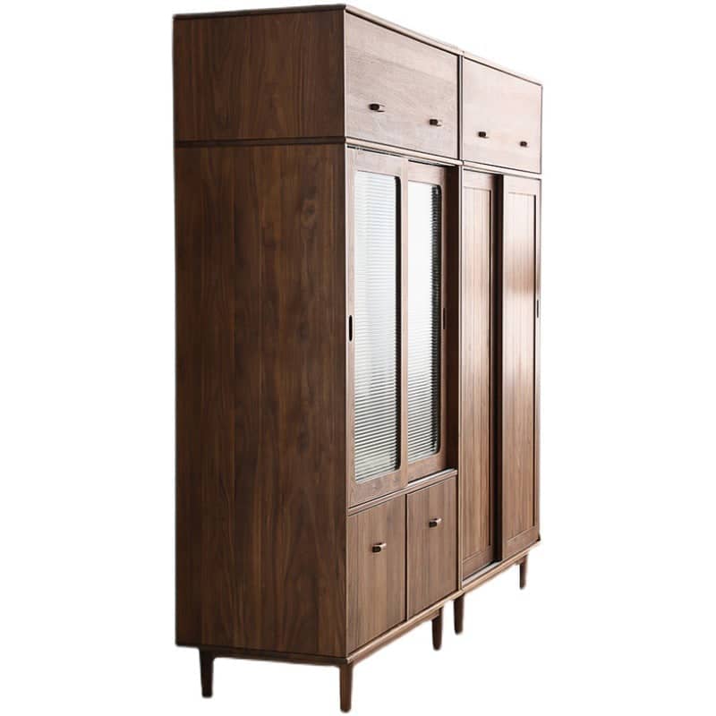 Luxury wooden wardrobe