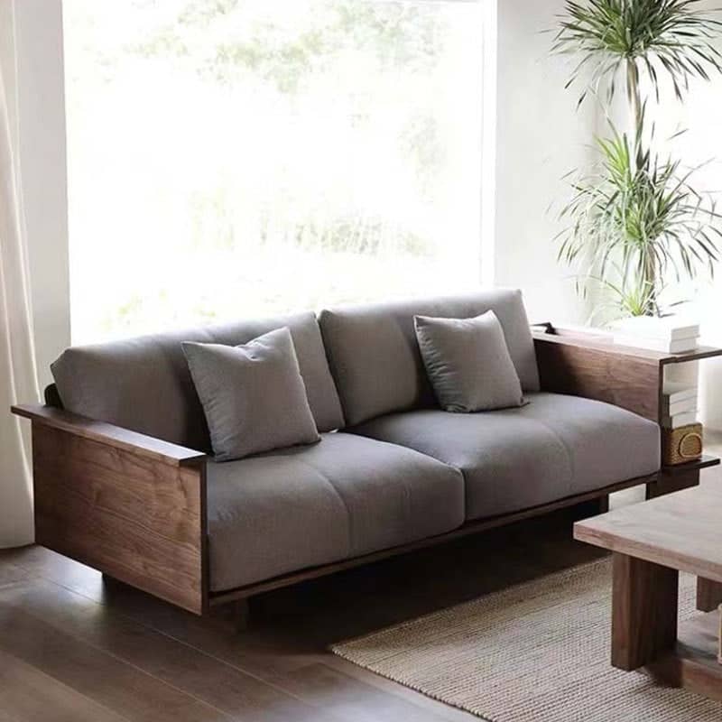 Luxury wooden sofa