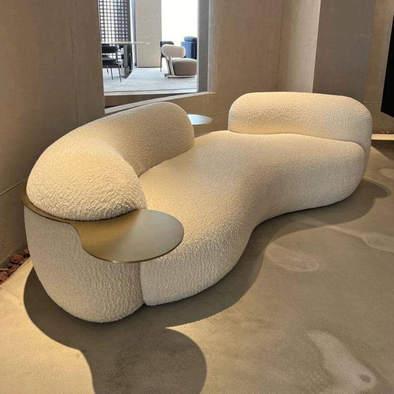 Luxury curved sofa 