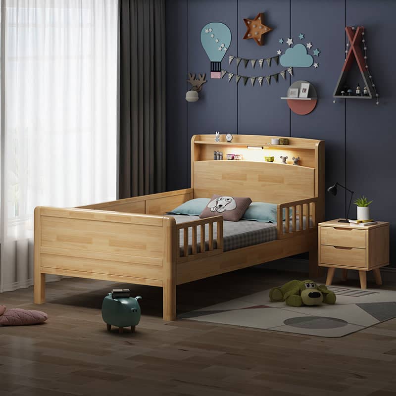 Wooden baby bed