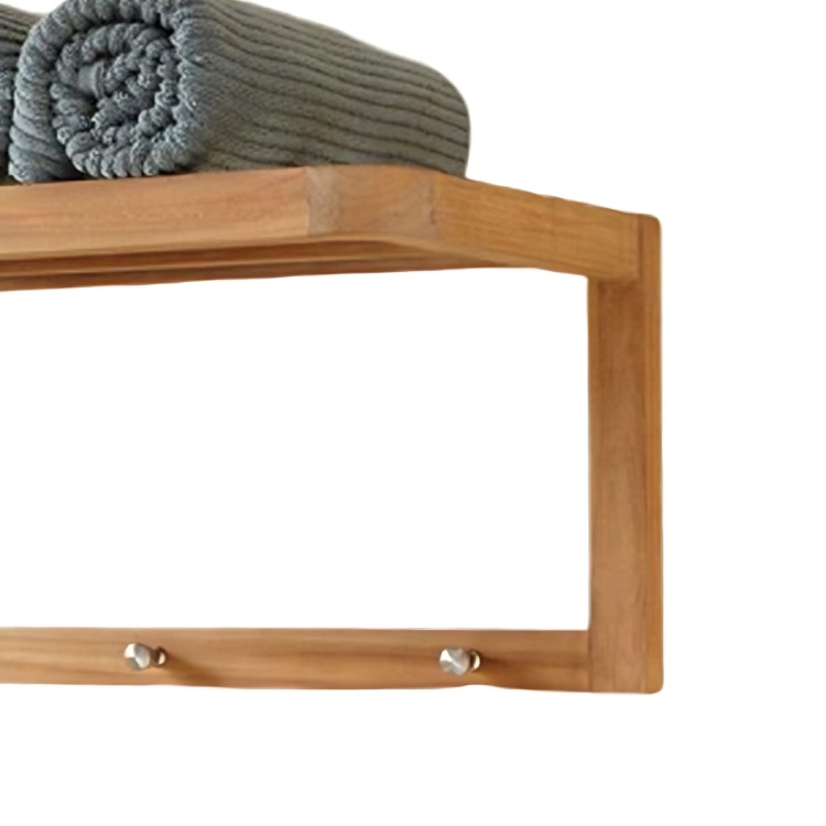 Wooden hanging shelf