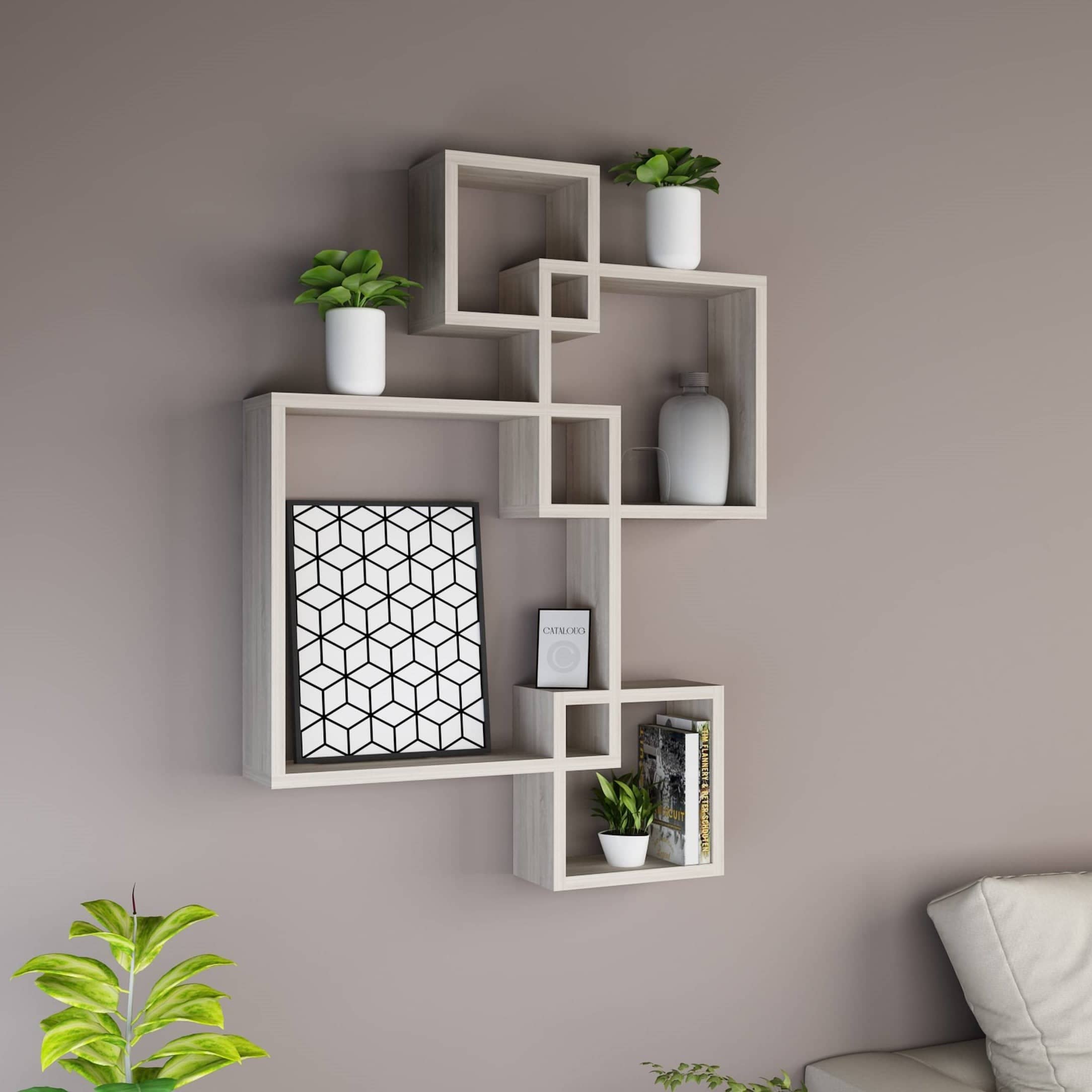 Modern wall shelf