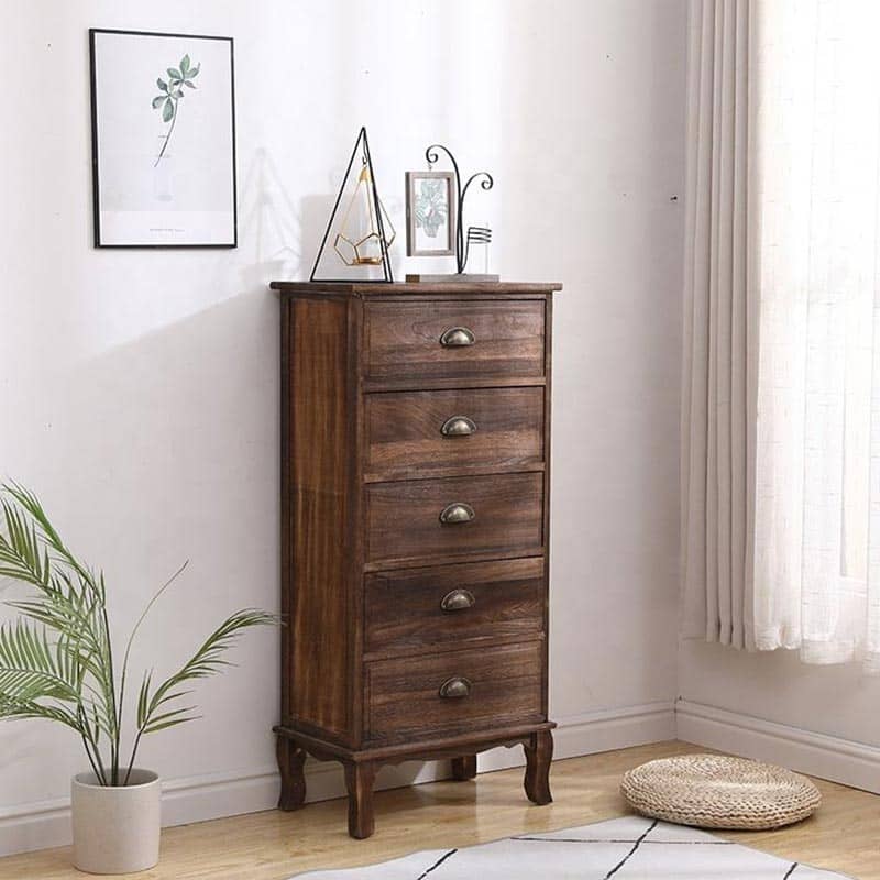 Luxury wooden design chest of drawers