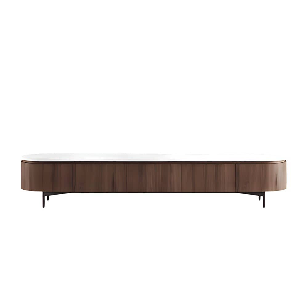 MDF TV table brown color