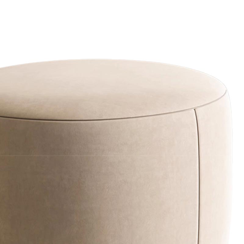 Modern design round single pouf chair