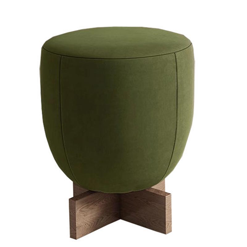 Modern design round single pouf chair