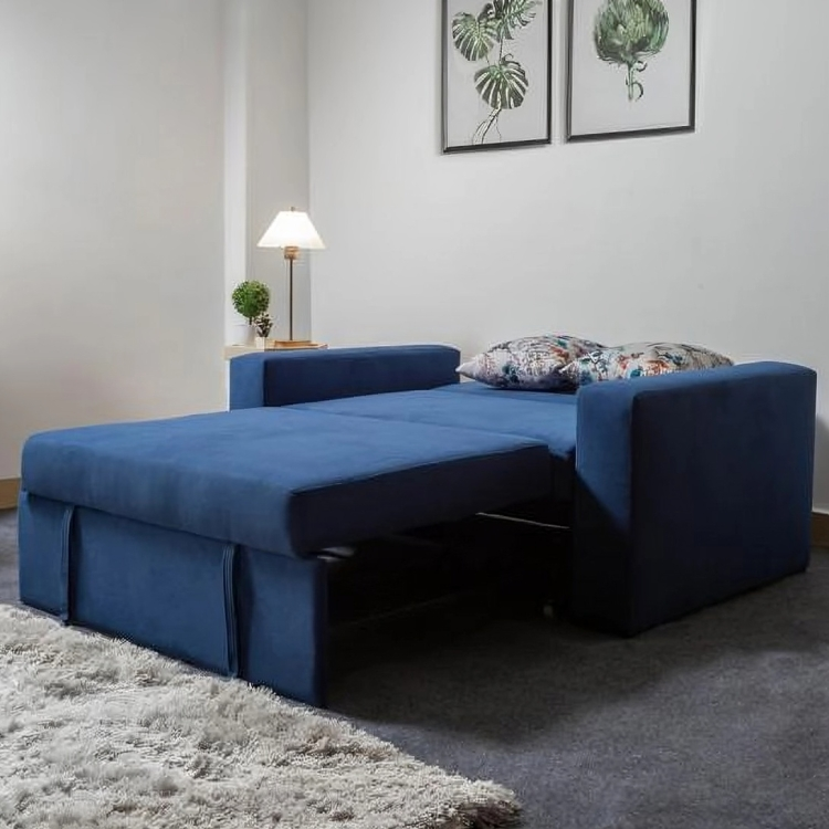 Sofa bed with a distinctive design