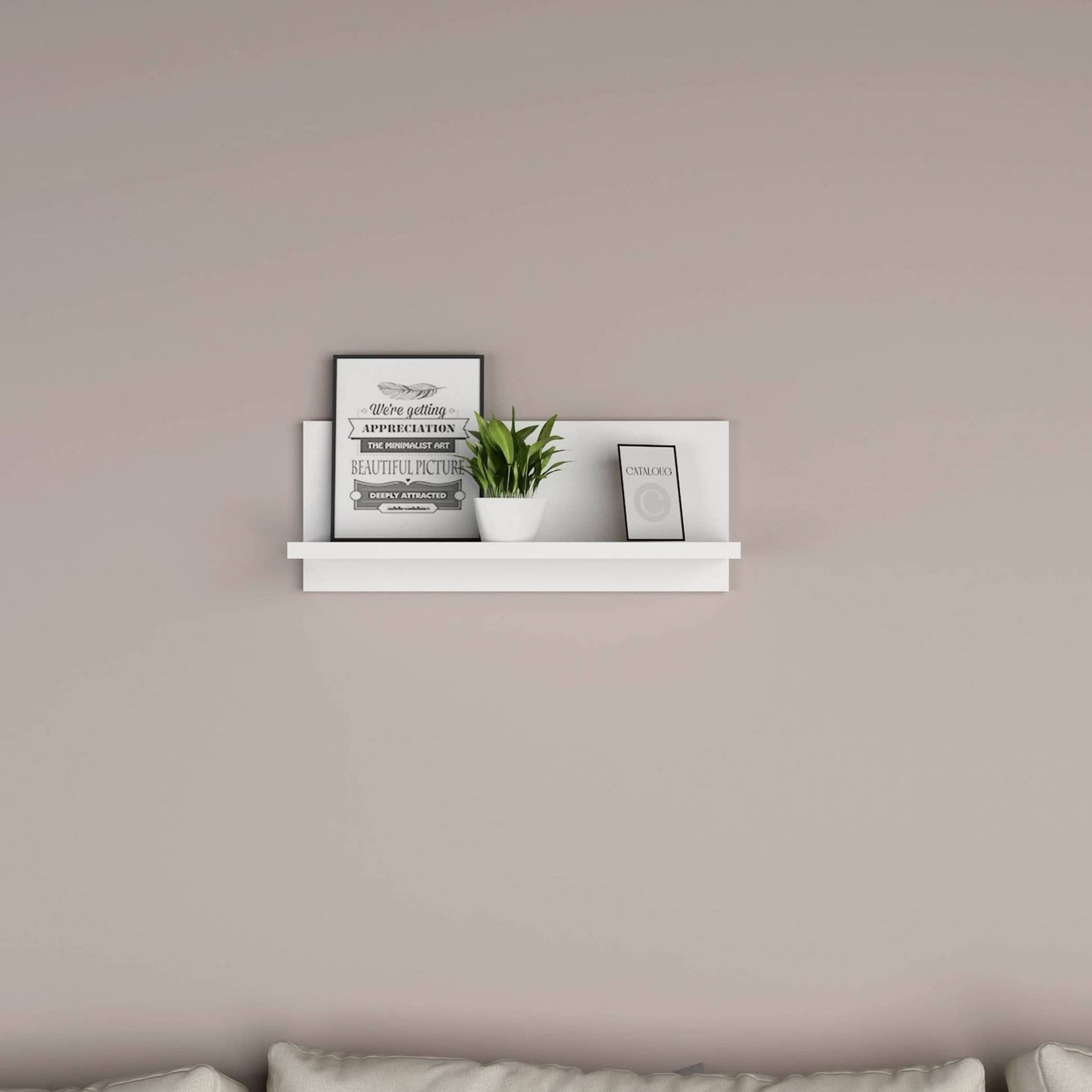 simple wooden shelf