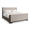 Hotel bed with side panels