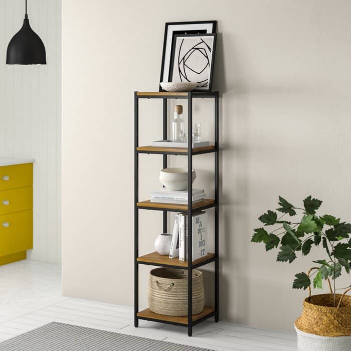 Five shelf display unit 