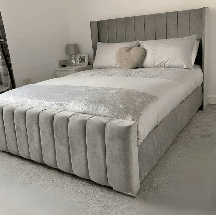 Modern design upholstered bed