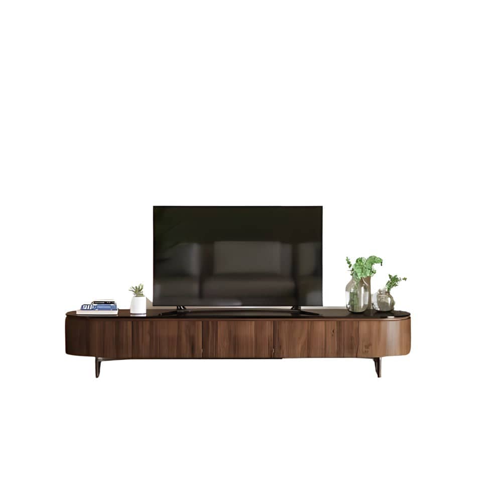 MDF TV table brown color