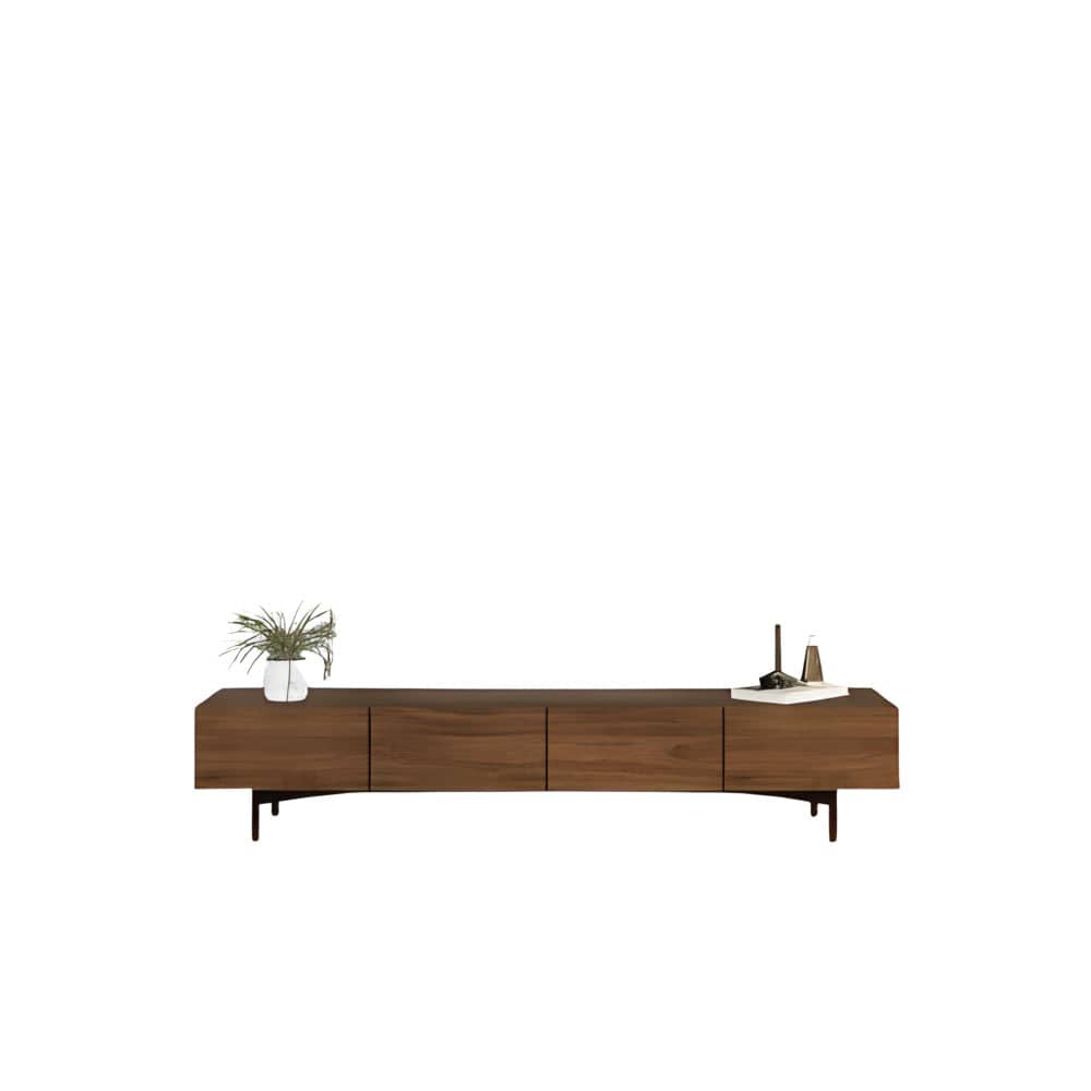 MDF TV table brown color